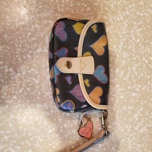 Dooney Bourke Heart wristlet